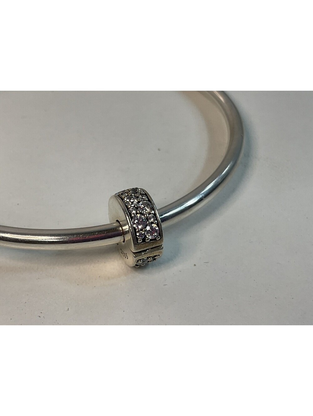 Pandora Shining Elegance Clip Charm Clear cz Stones Retired